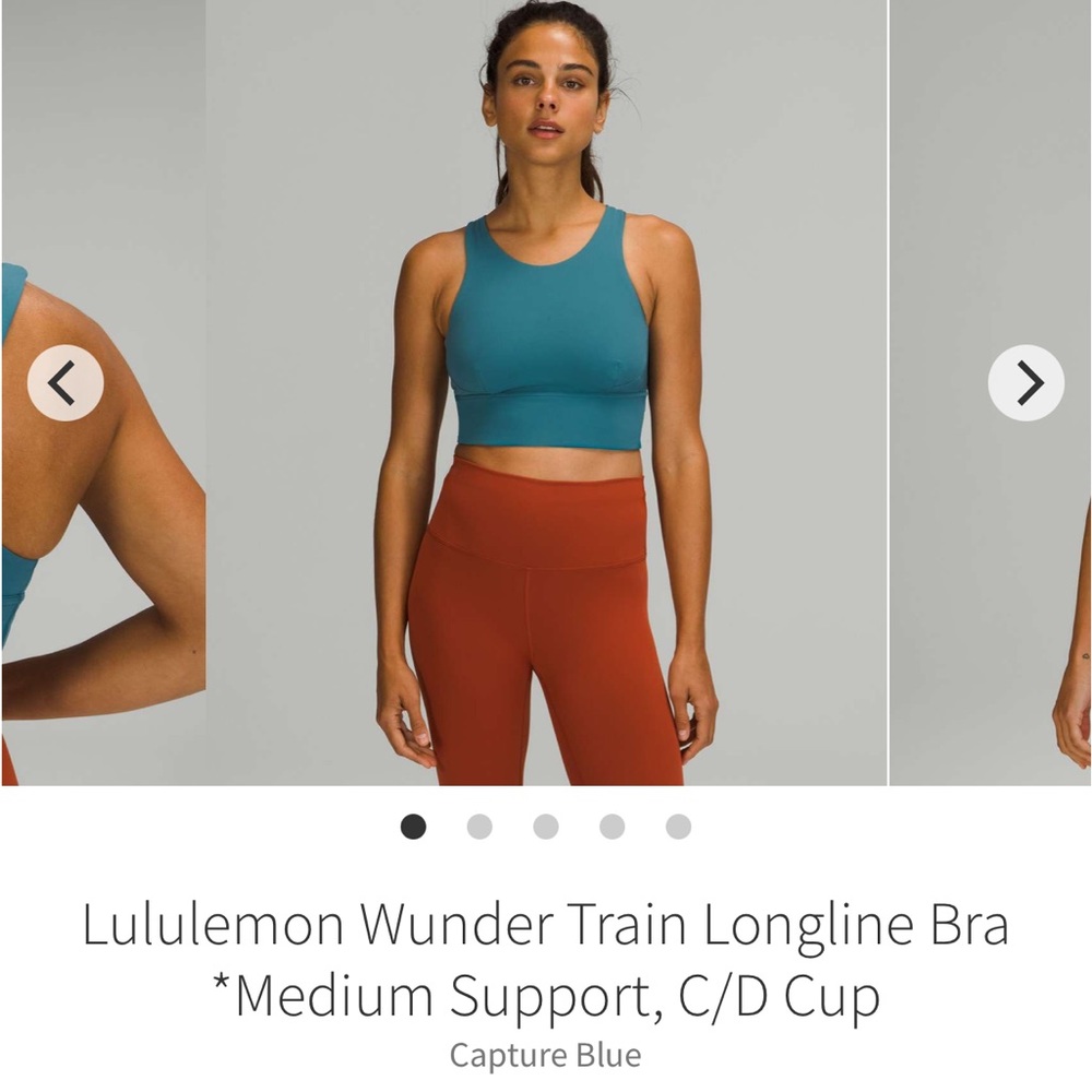 Lululemon Wunder Train Longline Bra size 8